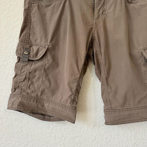 KUHL Womens Cargo Outdoor Shorts Utility Stretch in Brown - Picture 6 of 11